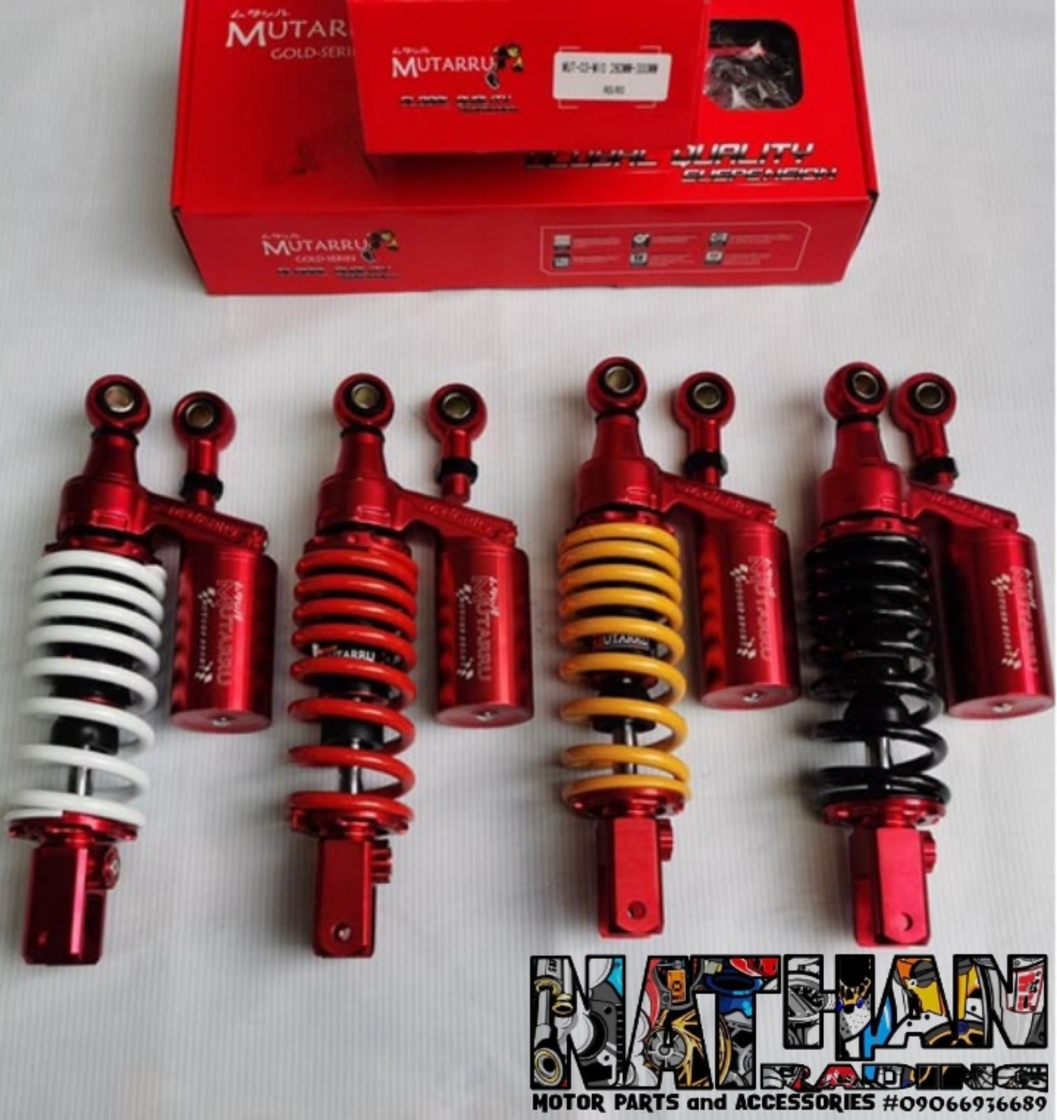 Mio 1/ Mio Soulty/ Mxi/ Nouvo/Mio i125 Mutarru Rear Shock Red Series
