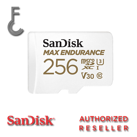 SanDisk 256GB MAX ENDURANCE microSD Memory Card for Dash Cam Home