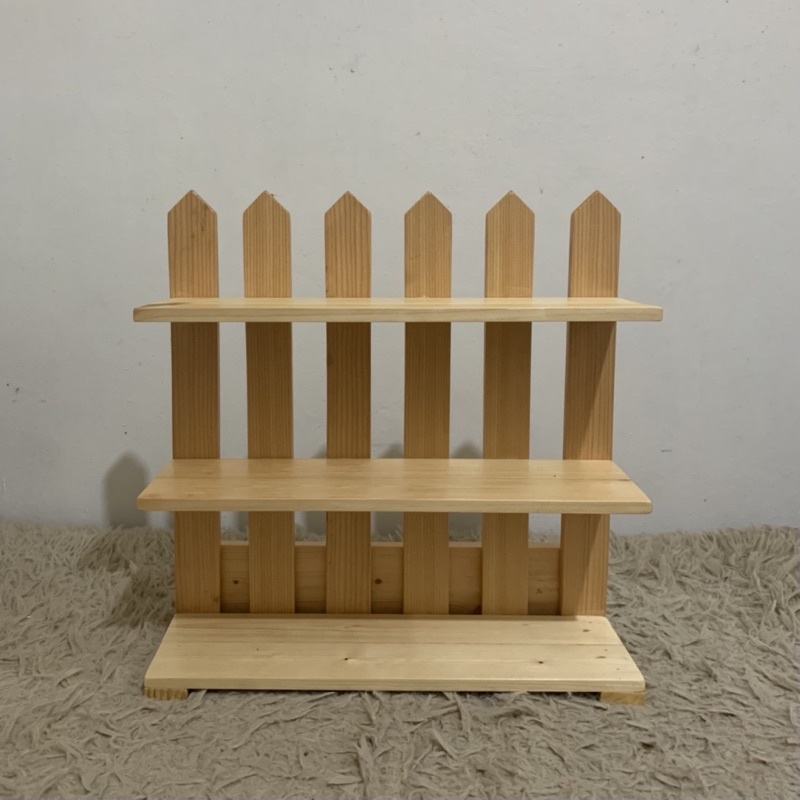 CUPCAKE STAND fence type wooden Dessert Buffet Sweet Corner Local