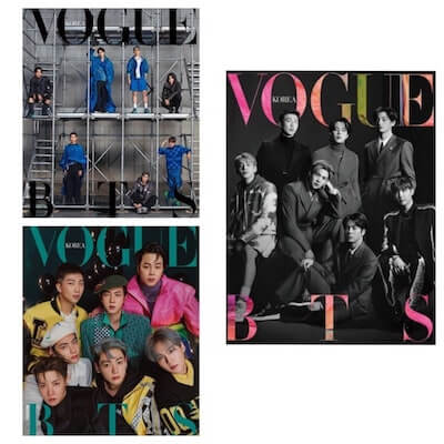BTS Covers Vogue Singapore January February 2022 Issue