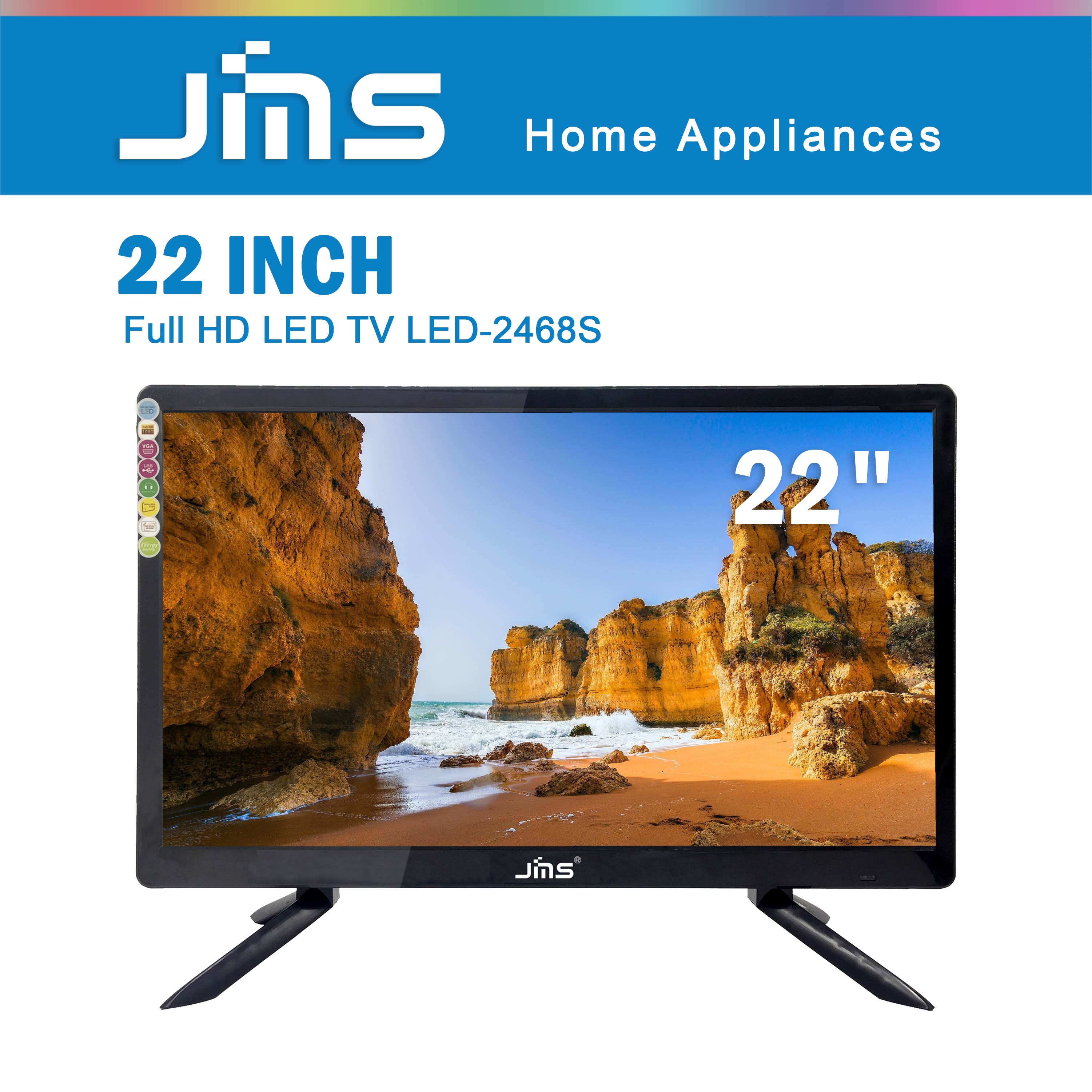 JMS LED-2468S Screen 22 Inch LED TV 24 