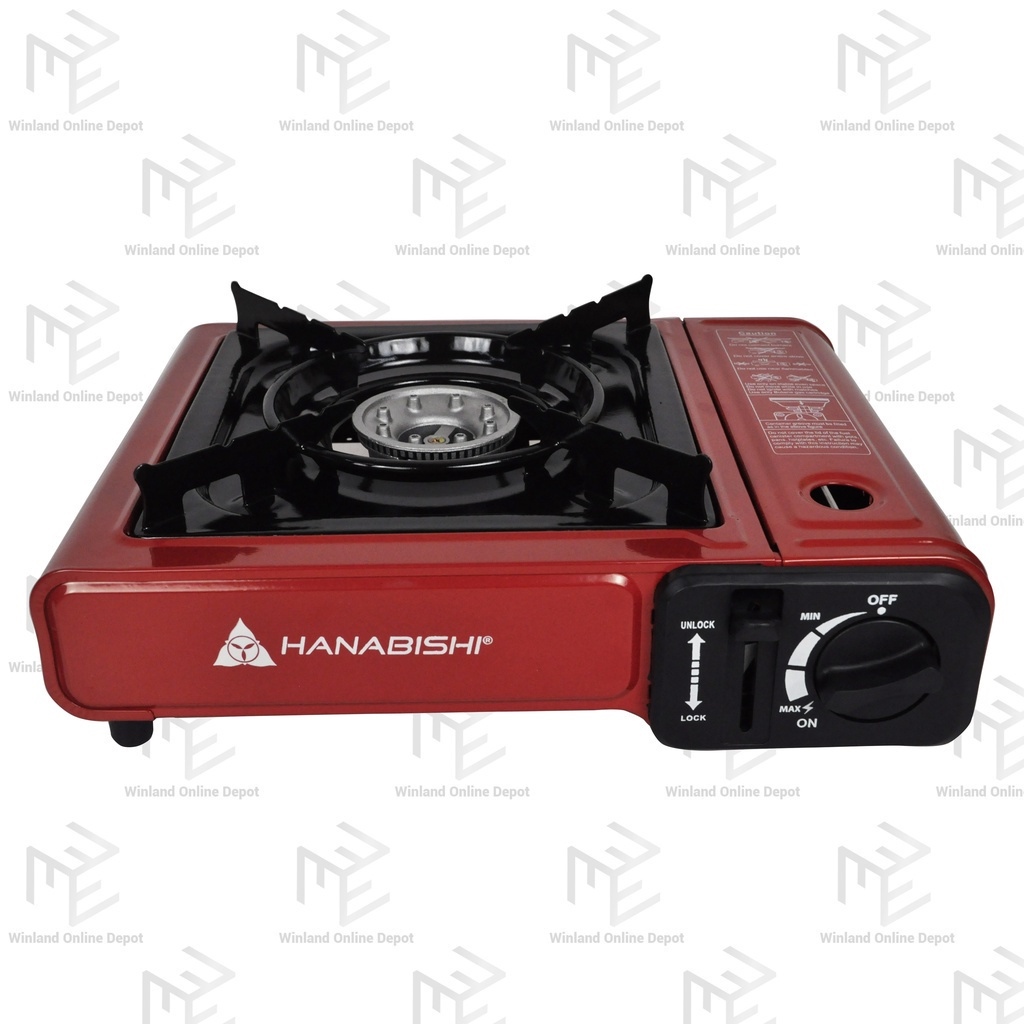 HANABISHI by Winland Portable Butane Gas Stove Automatic Piezo Ignition
