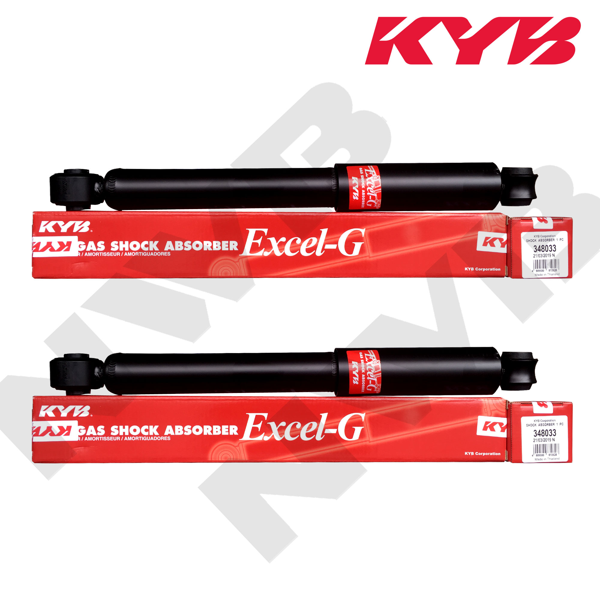 KYB 348033 for Suzuki APV T-II (Coil Spring) 2010-2018 Set of 2 Rear ...