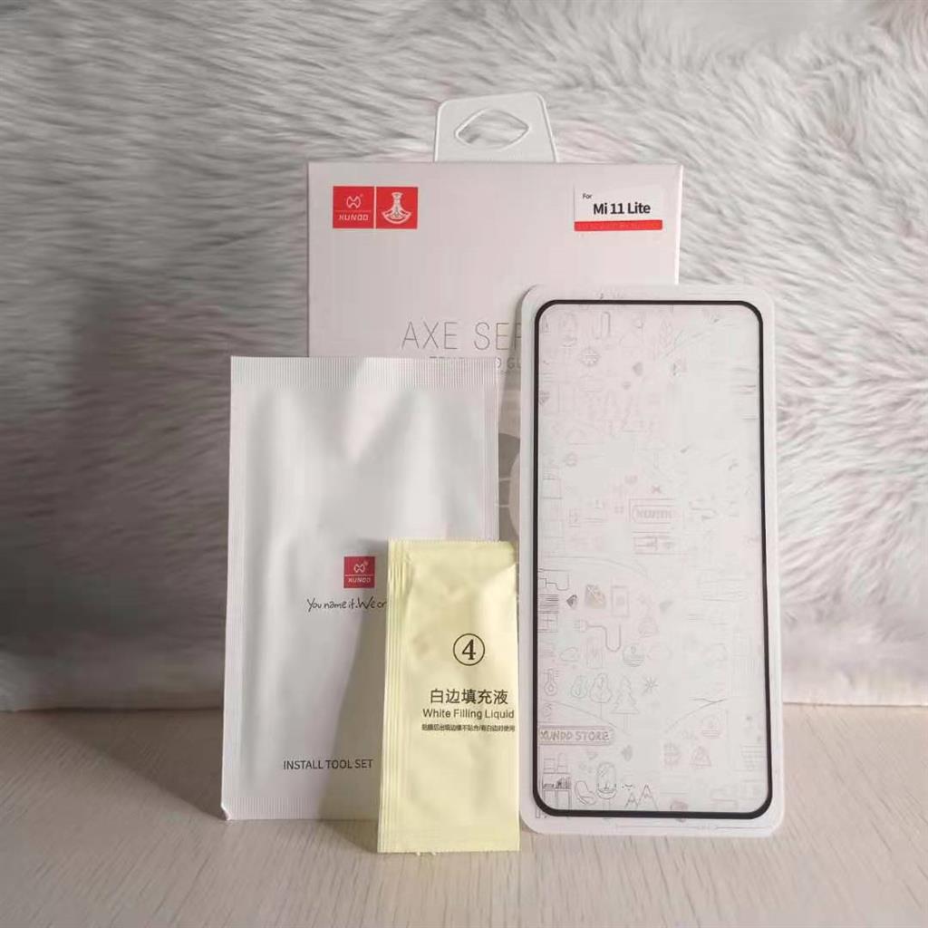 Curved Tempered Glass Screen Protector For Xiaomi Mi 11 Lite 5G – 9H Hardness, Full Coverage, Anti-Fingerprint