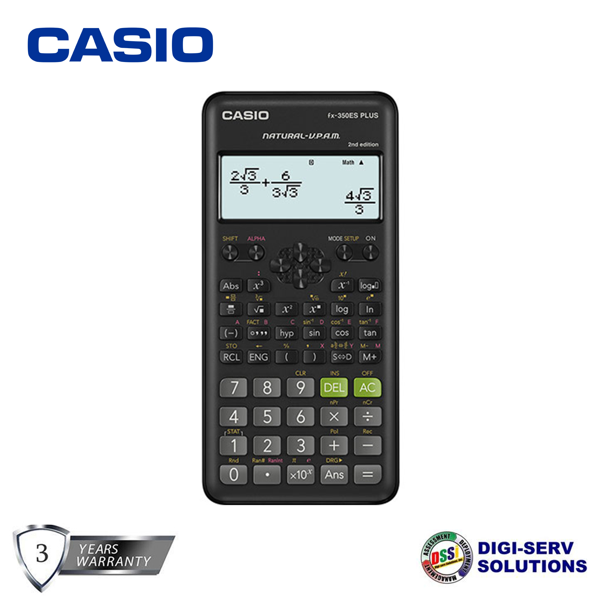 Casio FX350ES PLUS 2nd Edition Standard Scientific Calculator Lazada PH