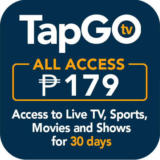 TapGo TV All Access Monthly E-Voucher: PHP (All Access