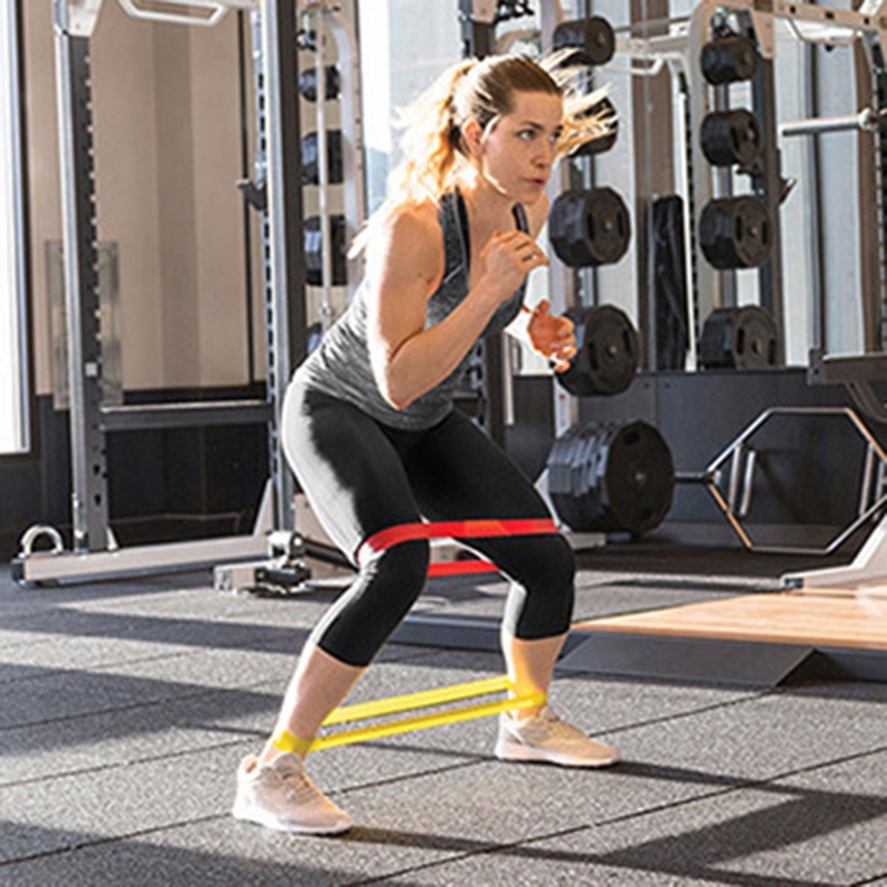 600*50 Workout Fitness O-ring Strength Training Latex Resistance Band Ring Pull Ring Bodybuilding Elastic Ring