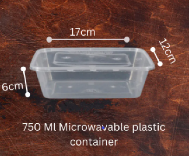 750 ML Microwavable Plastic Container on sale food container / kitchen ...