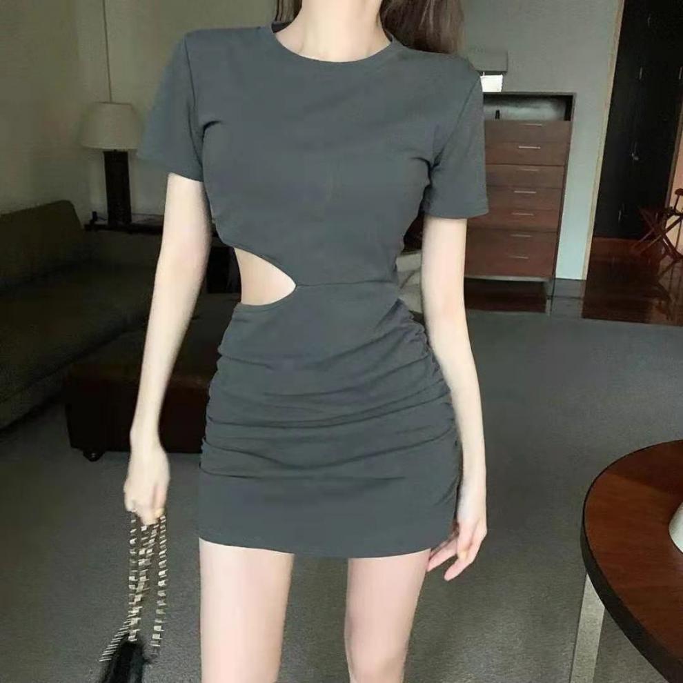 Slim Short Sleeve Dress Women's Summer Dress