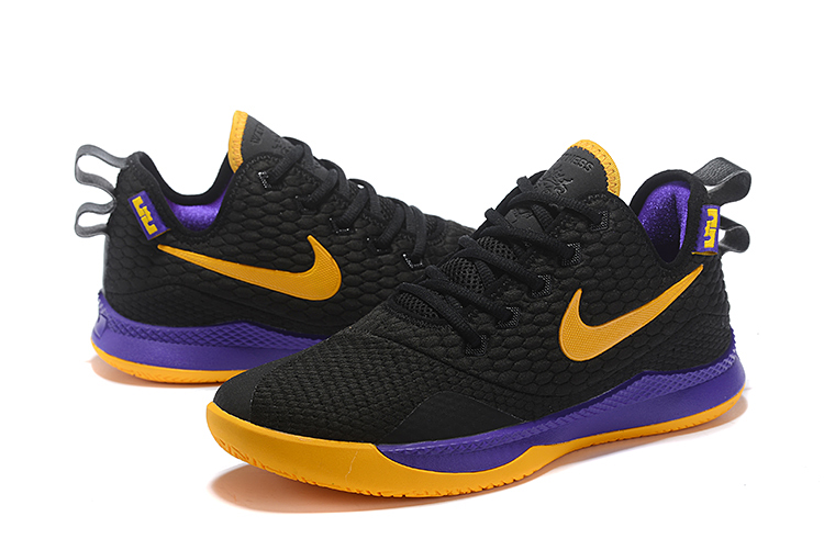 purple yellow basketball shoes