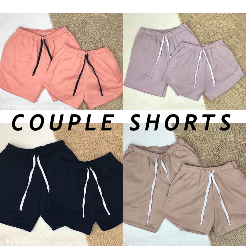 sweat shorts couple