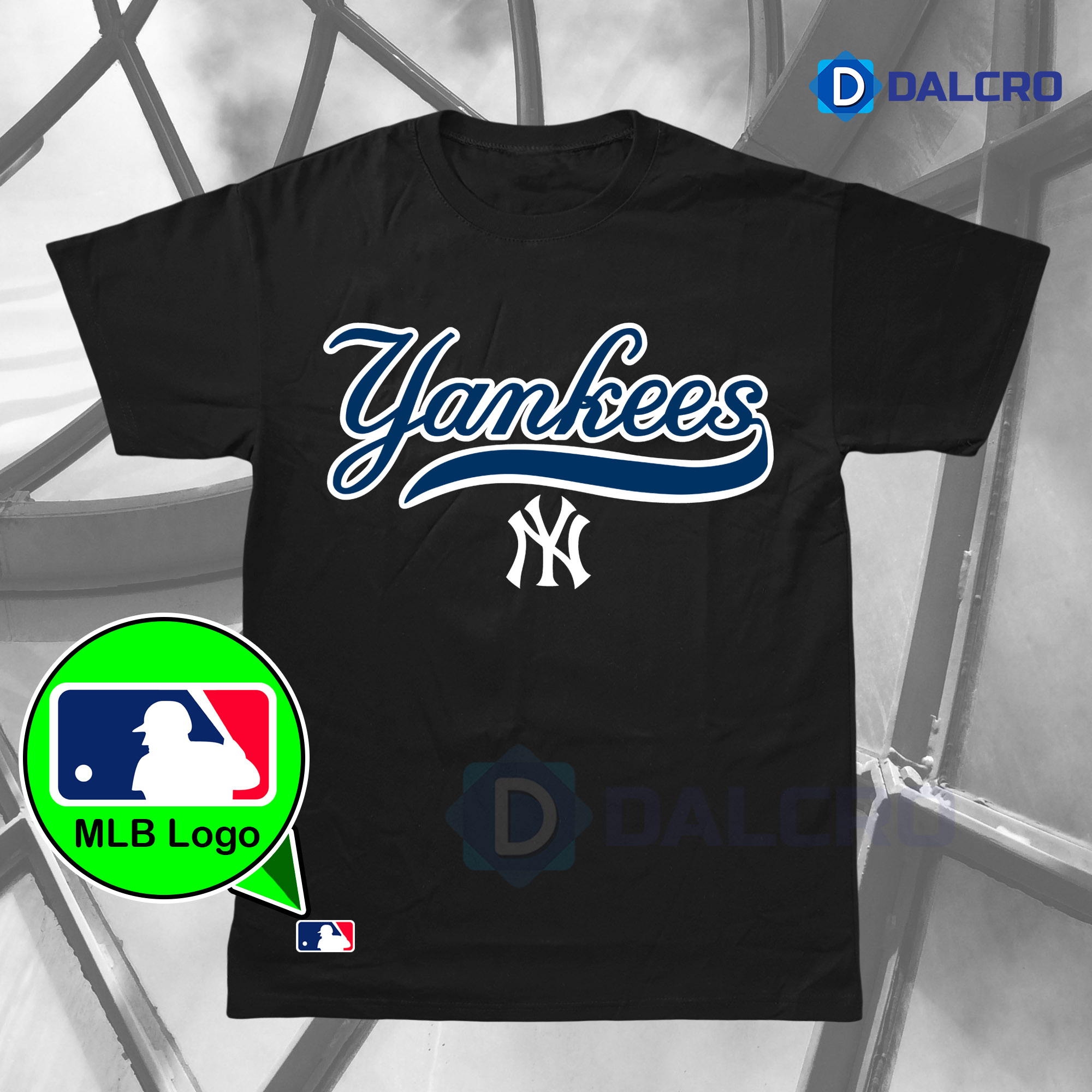 Áo Phông MLB New York Yankees Cash Cow Short Sleeve Tshirt Đen