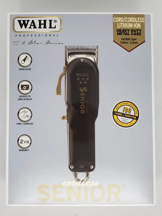 senior wahl clippers cordless