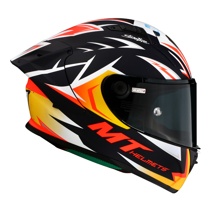 MT Full Face Helmet Carbon Fiber Shell KRE+ CF G ACOSTA (FREE Clear ...