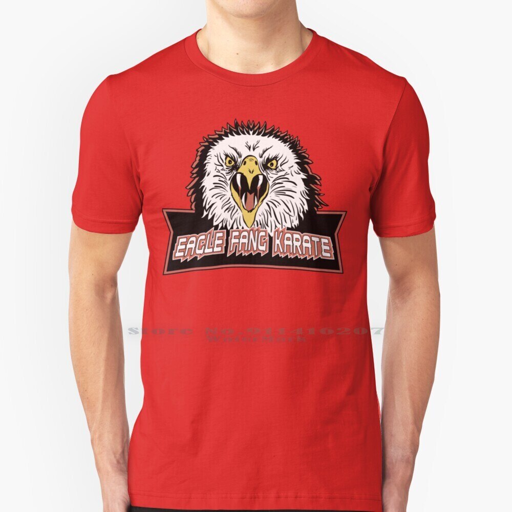 Eagle Fang Karate T Shirt 100% Pure Cotton Eagle Fang Karate Johnny Lawrence Kai Karate Eagle Fang Karate Mens Eagle Fang