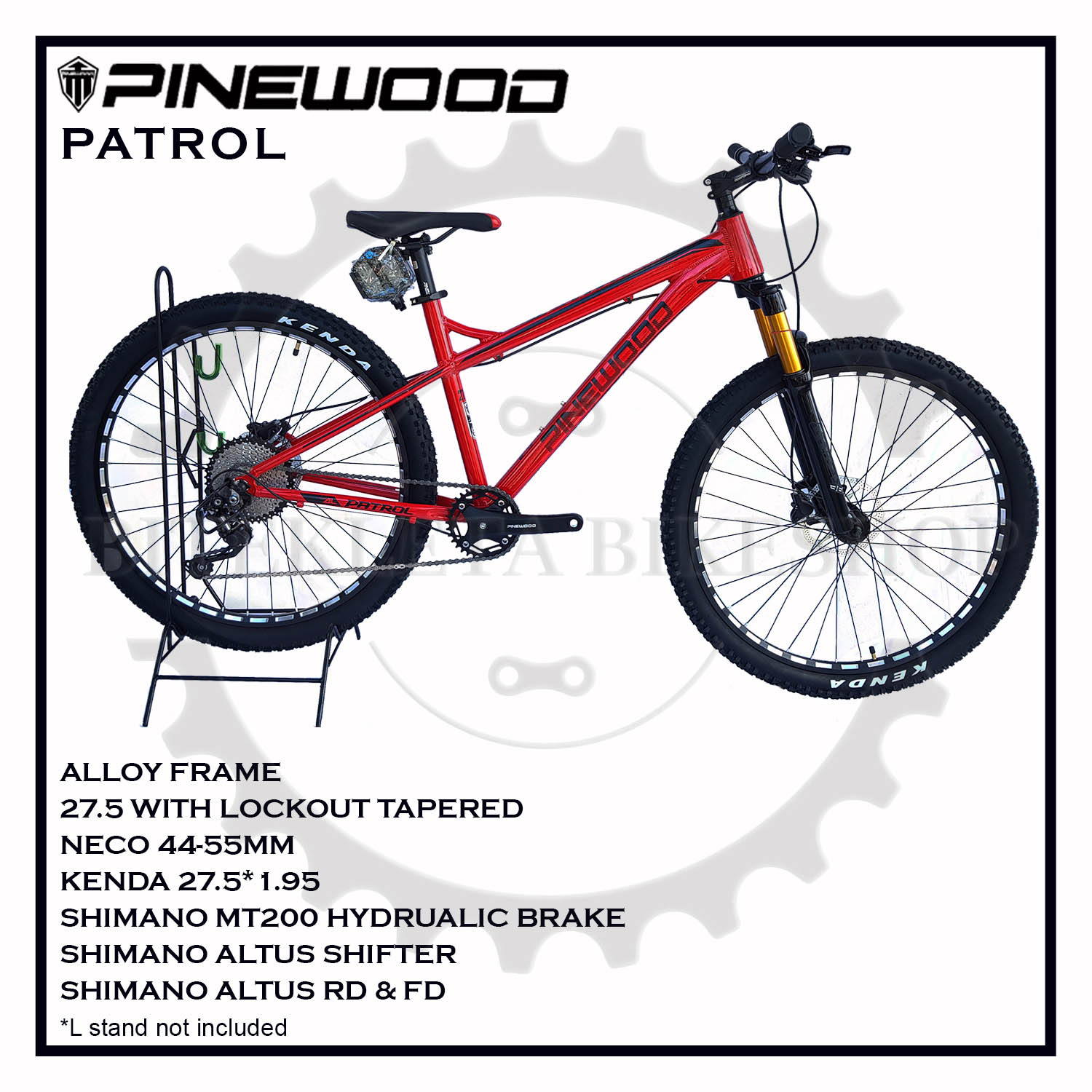 pinewood mountain bike