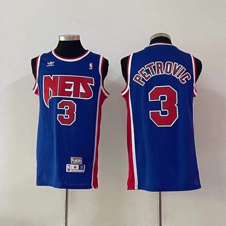 Drazen Petrovic New Jersey Nets NBA Retro Jersey | Lazada PH