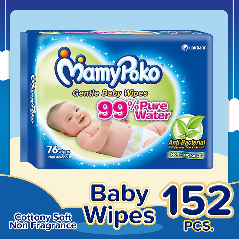 Mamy Poko Pants Wipes Mamy Poko Pants Baby Wipes, Age Group: 3-12