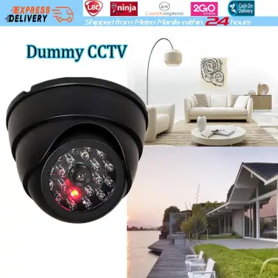 CCTV High Quality Simulation Conch Camera Dummy Round High Simulation Monitor Home Security Dummy Camera Simulation Conch Camera False Monitoring With Light Simulation Conch Camera