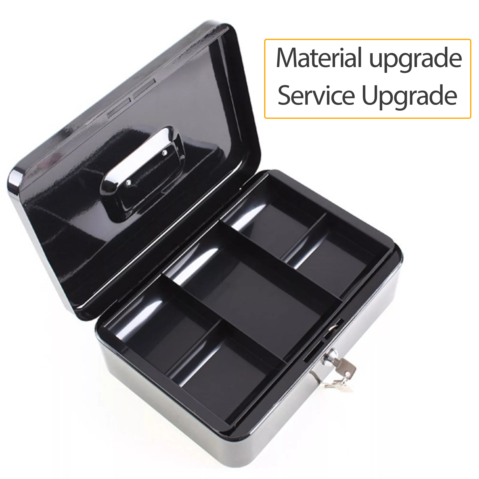 Safe 15cm Small Safe Portable Safe With Key Cash Lockable Household