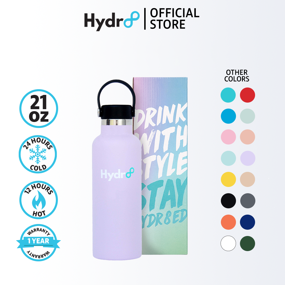 Hydr8 21oz (650 ml) Standard Mouth Double Wall Vacuum Insulated