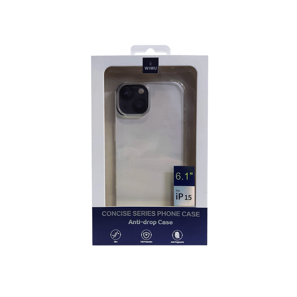 Wiwu Concise Phone Anti Drop Case Zcc-108 iPhone 15 Trans