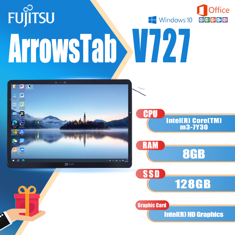 Fujitsu Arrows tab V727 Touchscreen 2-In-1 Laptop Intel Core M3