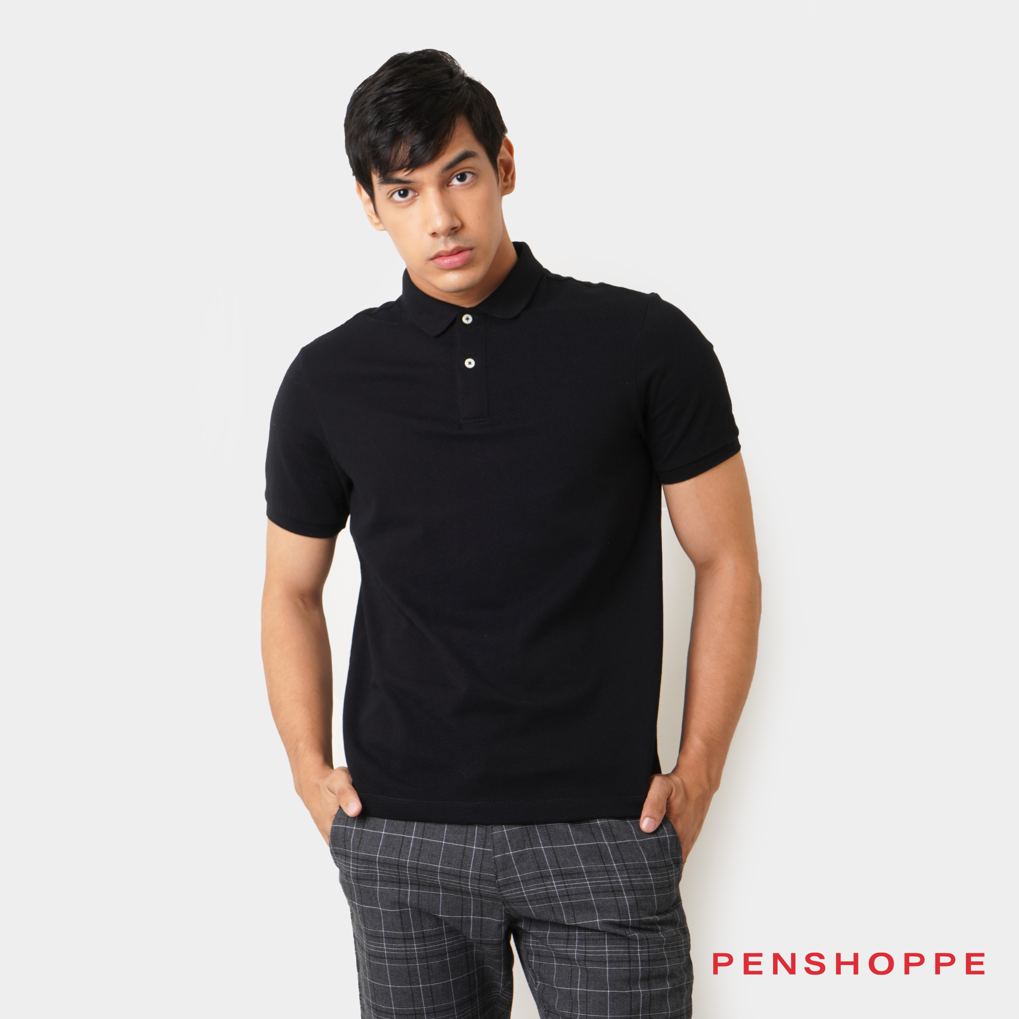 Penshoppe Dress Code Textured Knit Polo 