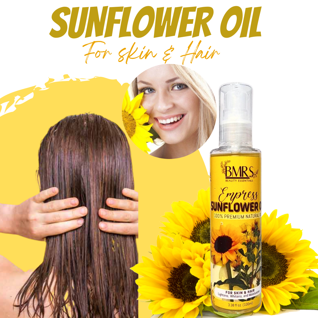 Original BMRS EMPRESS SUNFLOWER OIL High Quality Premium Grade Oil 100 Natural Organic 100ML