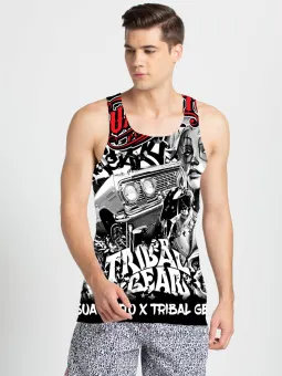 tribal jeans vest