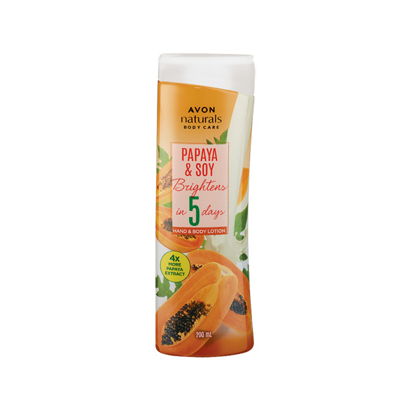 Avon Naturals Papaya & Soy Hand & Body Lotion 400 ML Lazada PH