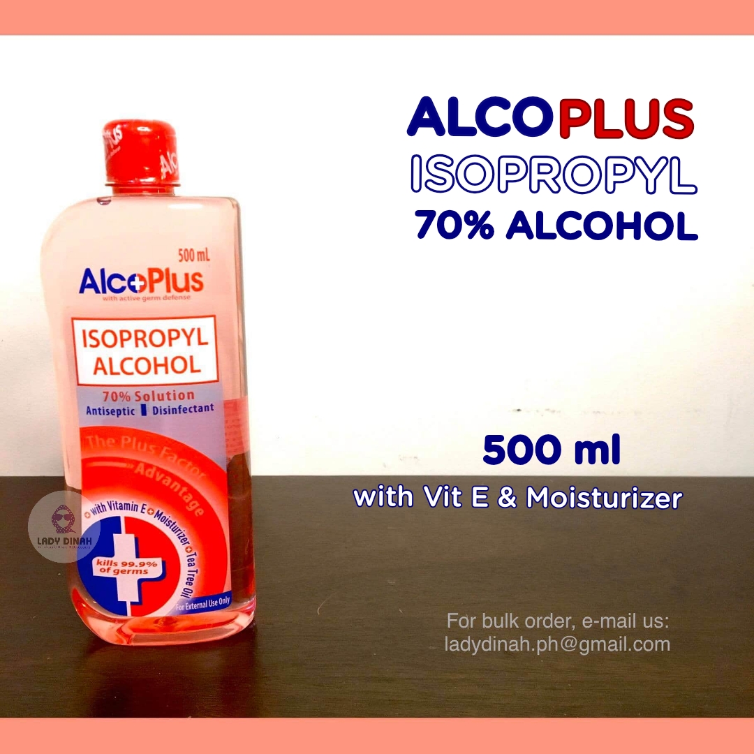 AlcoPlus Isopropyl 70 Solution (500ml) Lazada PH
