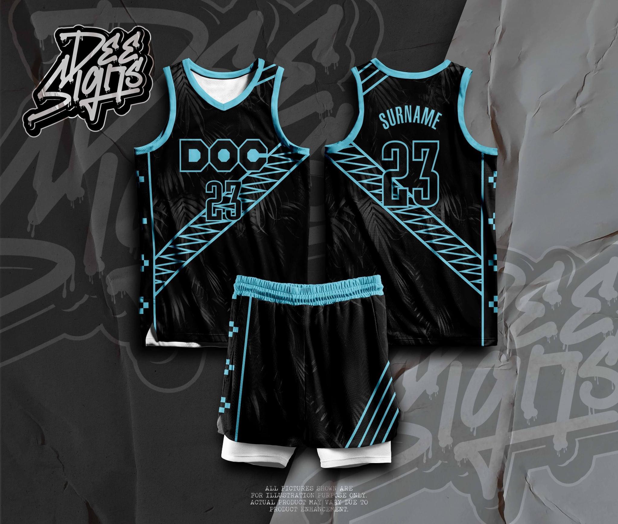 free customize of name and number only doc 01 basketball jersey full  sublimation high quality fabrics/trending jersey