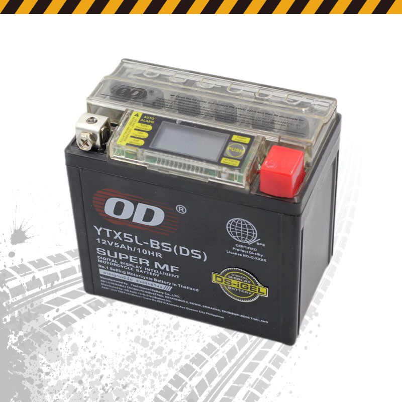 【Local Stock】 OD Battery YTX5L-BS(DS) WVOLT Meter For MIO ...