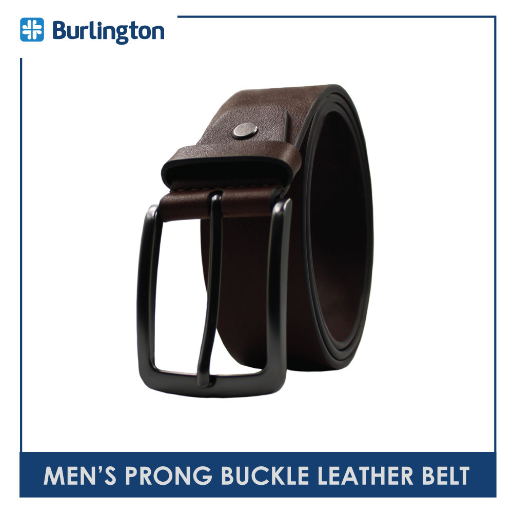 Burlington Men's Prong Buckle Genuine Leather Belt 1 Piece JMLP2401 Lazada PH