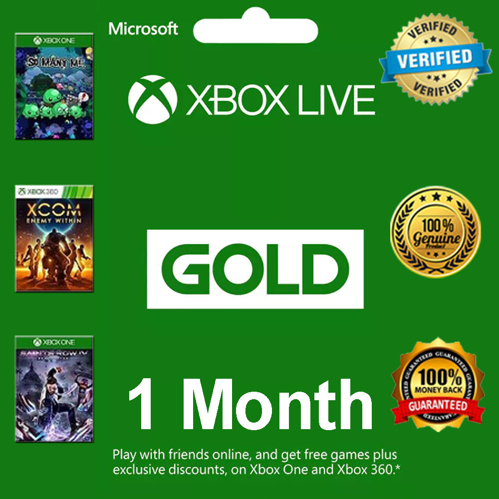 buy xbox gold 1 month