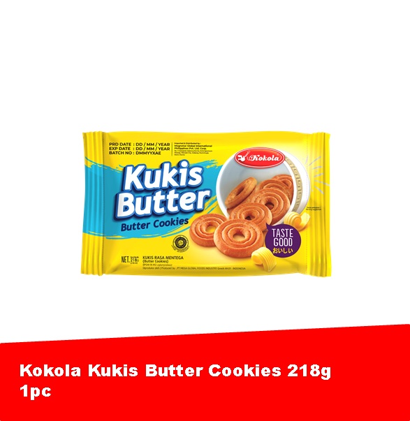Kokola Kukis Butter Cookies 218g x 1pc Lazada PH