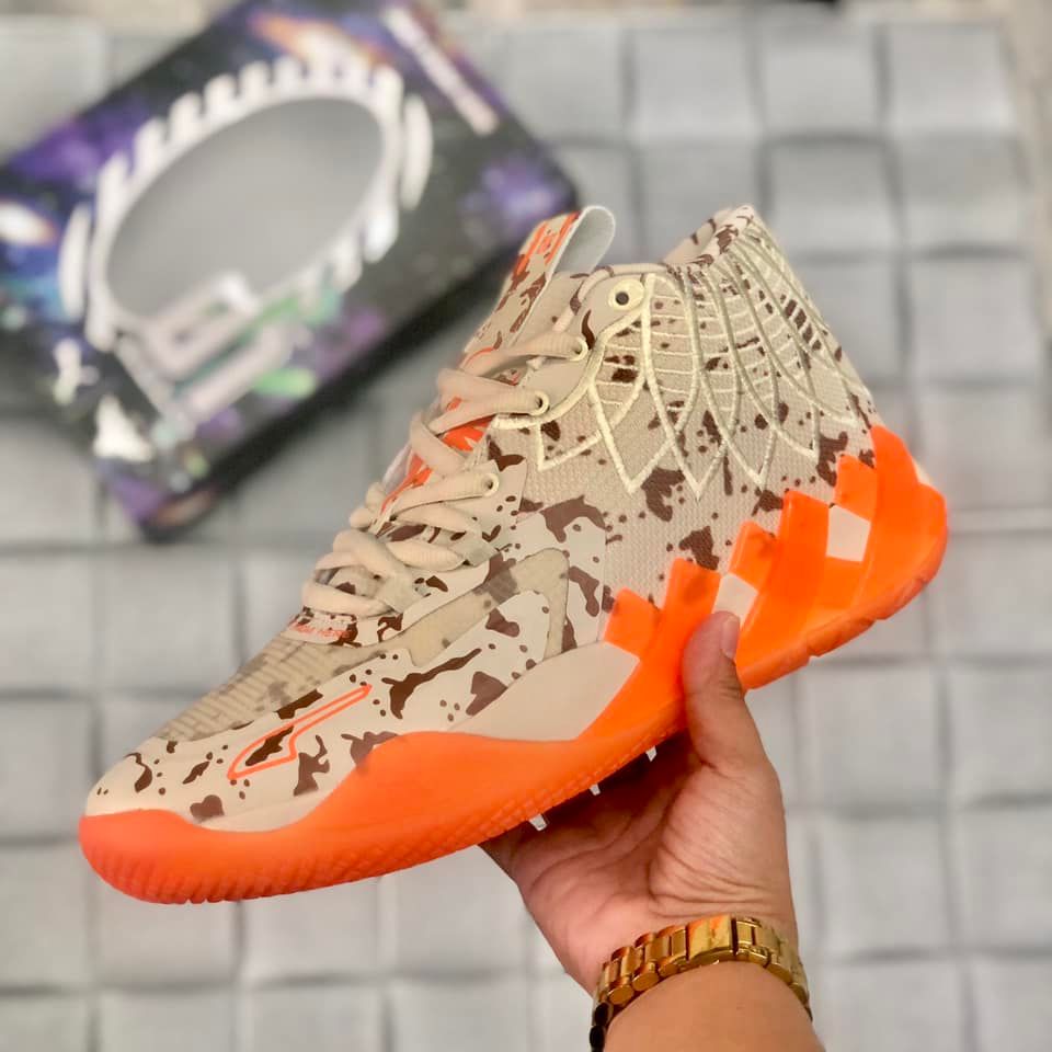 lamelo ball shoes orange