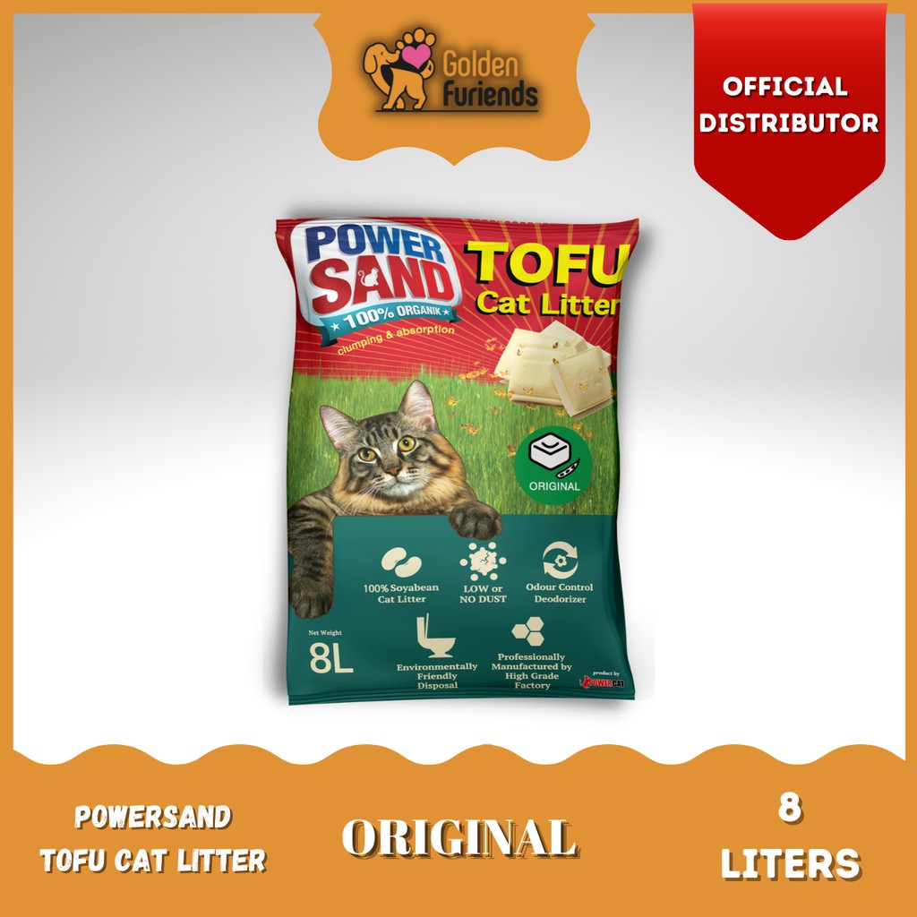 Powersand Tofu Cat Litter 8L by Powercat Lazada PH
