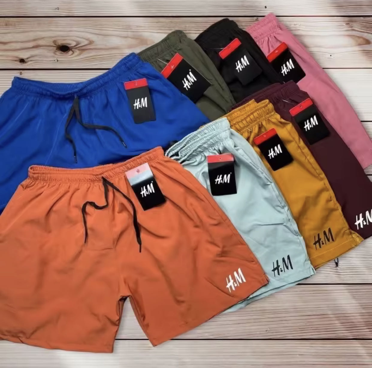 Sale 2 Pockets Unisex Taslan Sports Fashion Shorts/Beach Shorts Plain ...