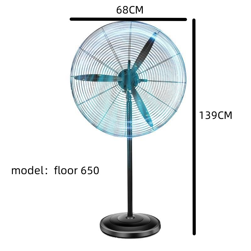 Industrial Fan Floor Stand Fan Powerful Wind High Power Fan Floor Fan