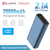 Mitsushi Electronics M20 20000mAh Powerbank with LED Display