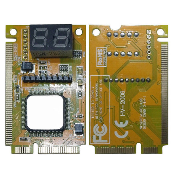 Bảng giá 2-Digit Portable Computer PC Mini PCI PCI-E LPC Laptop Analyzer Tester Mother Board Debug Checker Diagnostic Card Phong Vũ