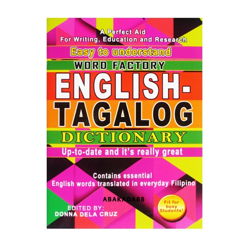 EnglishTagalog/EnglishFilipino Dictionary Lazada PH