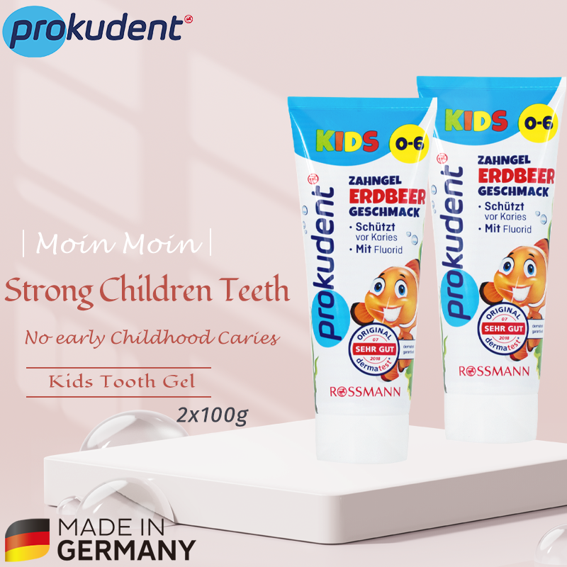 prokudent Kids Tooth Gel [Bundle 2] for Children 0-6 with 1000 ppm ...