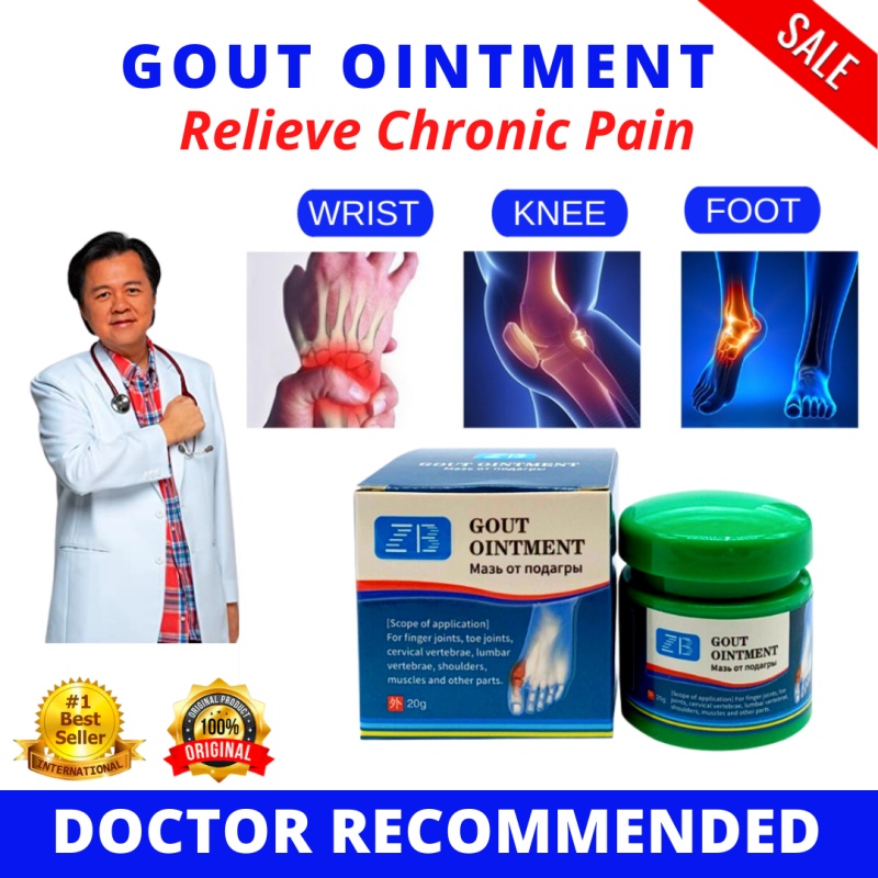 Gout Ointment Cream For Arthritis Treatment Gout Cause Joint Knee Pain Toe Finger Bone Spur