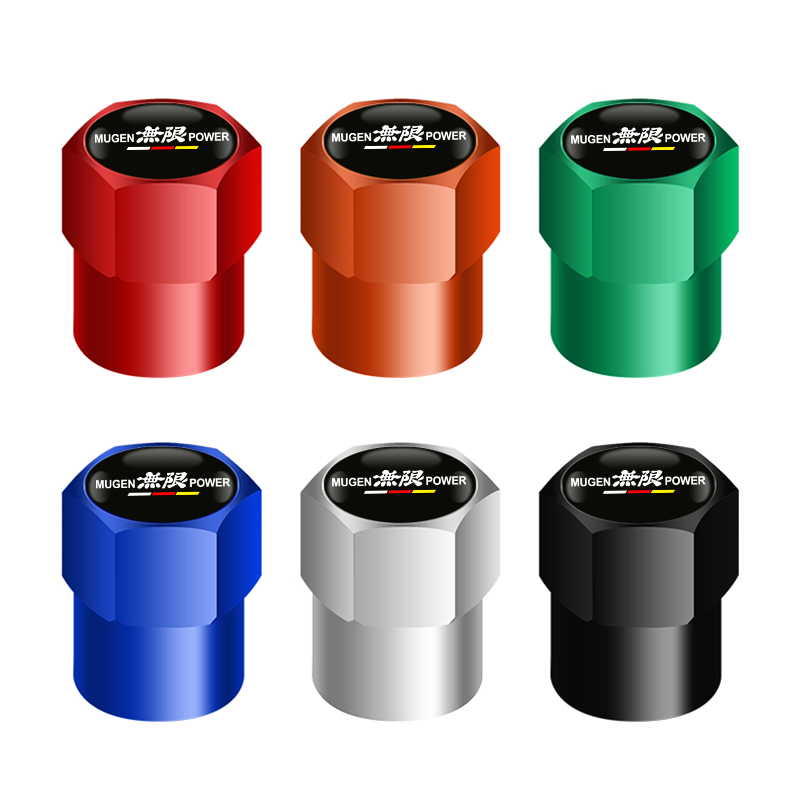 SICKSPEED SS5391 Red Aluminum Valve Stems With Caps – 4pc, Universal Fit For Car/Truck/SUV