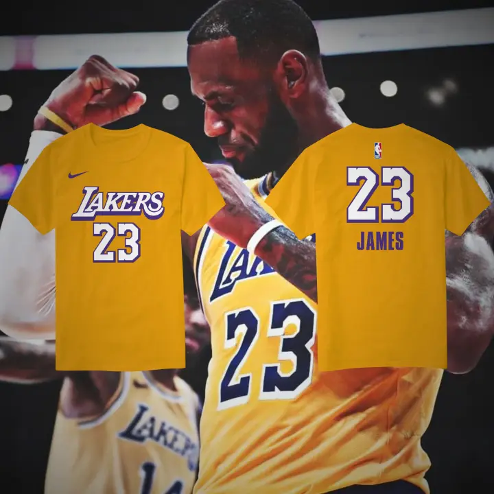 lakers t shirt jersey