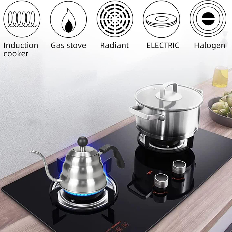 SK1044 Electric Tea Kettle Stainless Steel Container, 1.7L Portable Mini  Hot Water Boiler Heater, Travel Electric Coffee Kettle