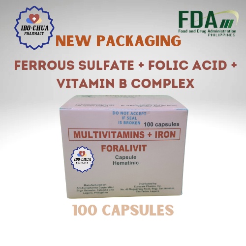 Multivitamins + Iron (Foralivit)mcs Lazada PH